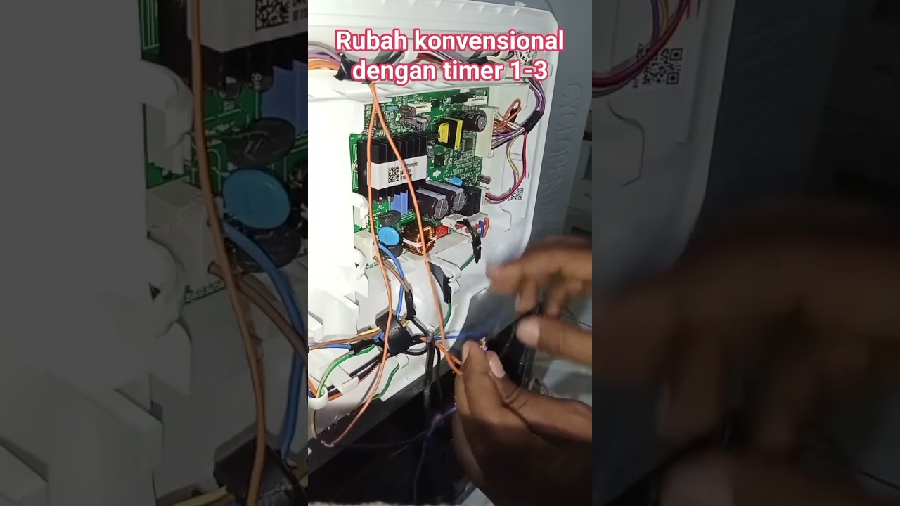 Cara rubah kulkas inverter ke konvensional timer 1.3