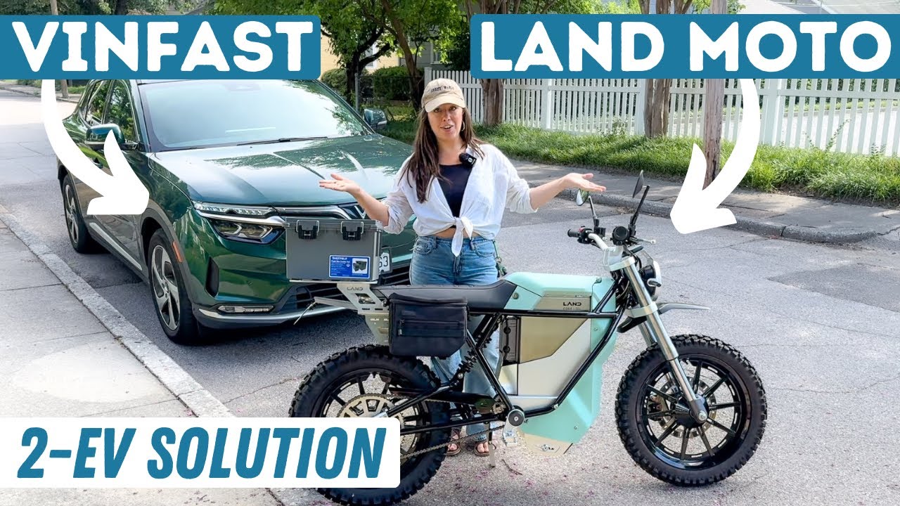 This Is Maybe The Most Unique EV Pairing Ever! Living With A VinFast VF8 & Land Moto
