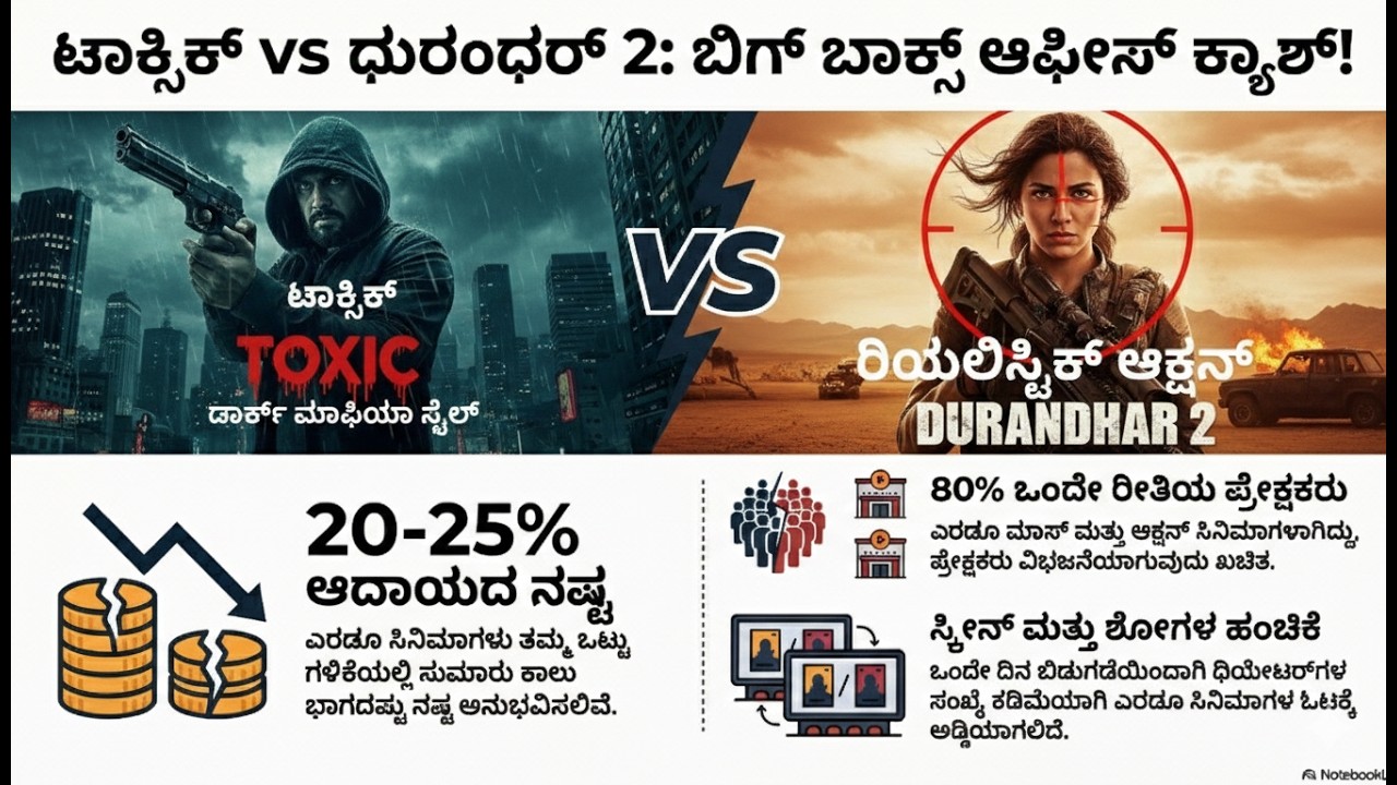 TOXIC vs Durandar movie update. || Both movie on top but who will win the race.