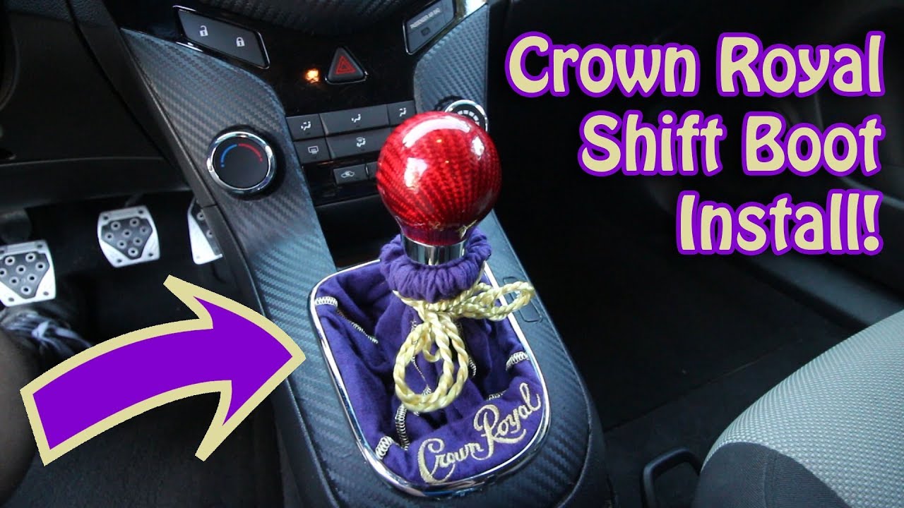 CROWN ROYAL SHIFT BOOT INSTALL!