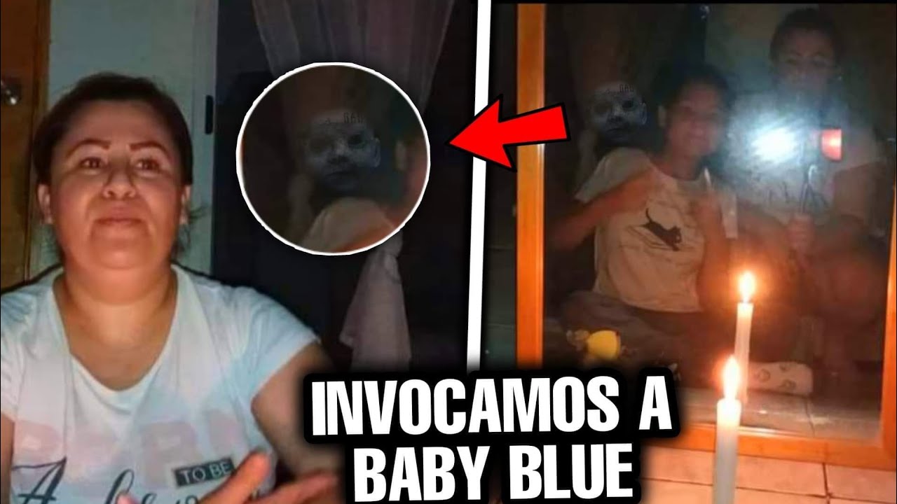 *BABY BLUE* VIENE POR MI 😱 HACEMOS LA INVOCACION MAS *TERRORIFICA* (tengo miedo)