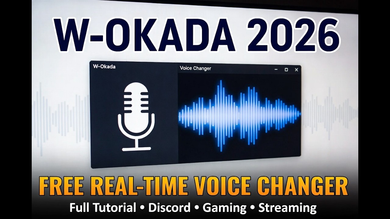 W-Okada Voice Changer 2026: Best FREE Real-Time AI Voice Changer (Full Tutorial)