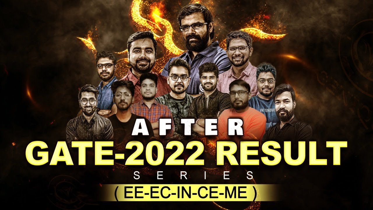 After GATE-2022 Result Series | EE EC IN CE ME | Straight to the point only ❤️❤️❤️🔥