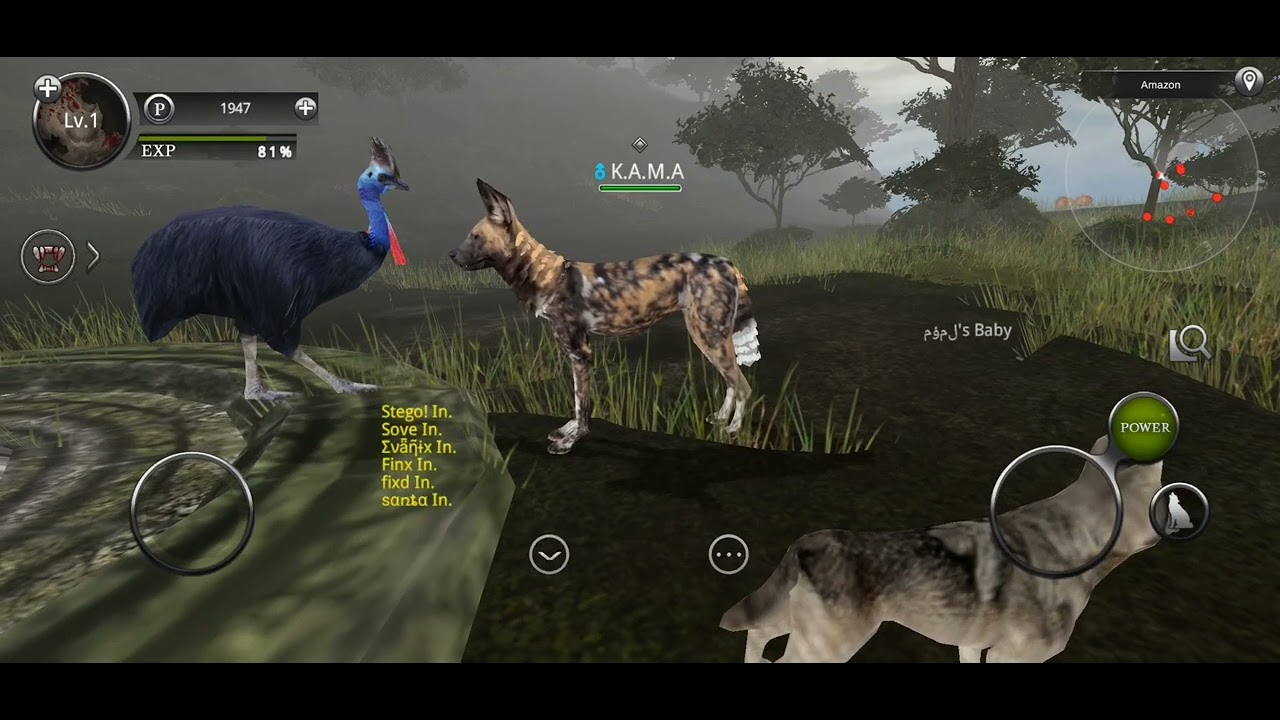 Wild animals online Wild dog simulator