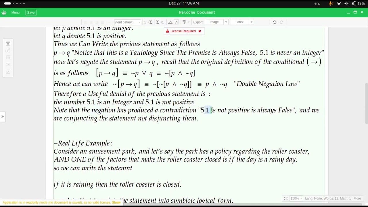 Abstract Algebra #016 Denials - الإنكارات