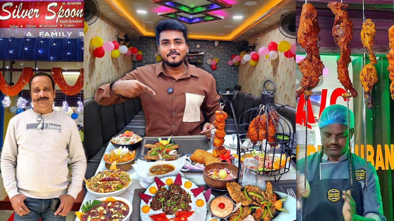 পাখির খাঁচায় চিকেন তন্দুর!Hongkong chicken Nabaratna Polao Butter grilled chicken & many more items
