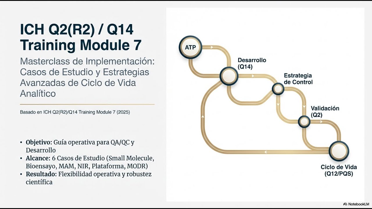 Curso ICH: Clase 21 - ICH Q2(R2)/Q14 MODULO 7