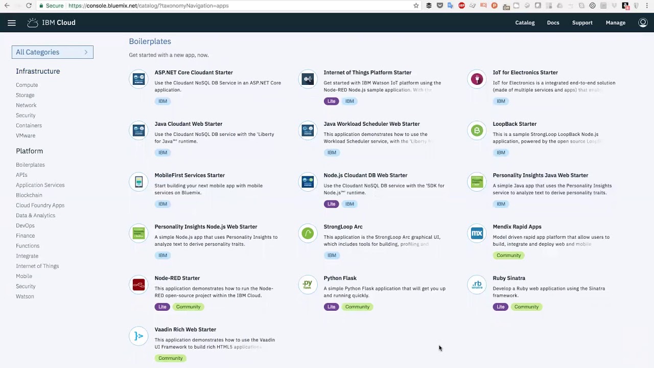 IBM Cloud un breve recorrido