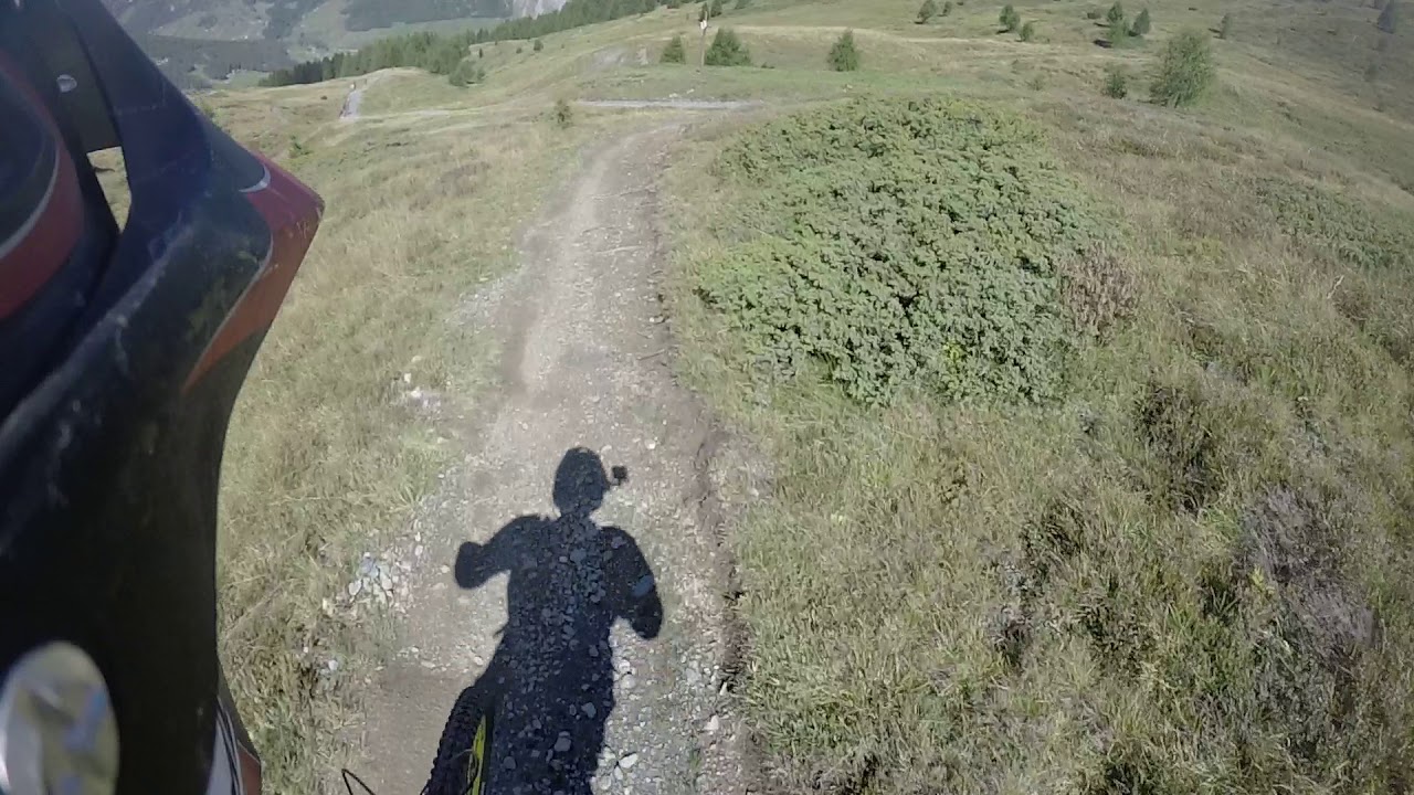 Pista blu Mottolino bike park