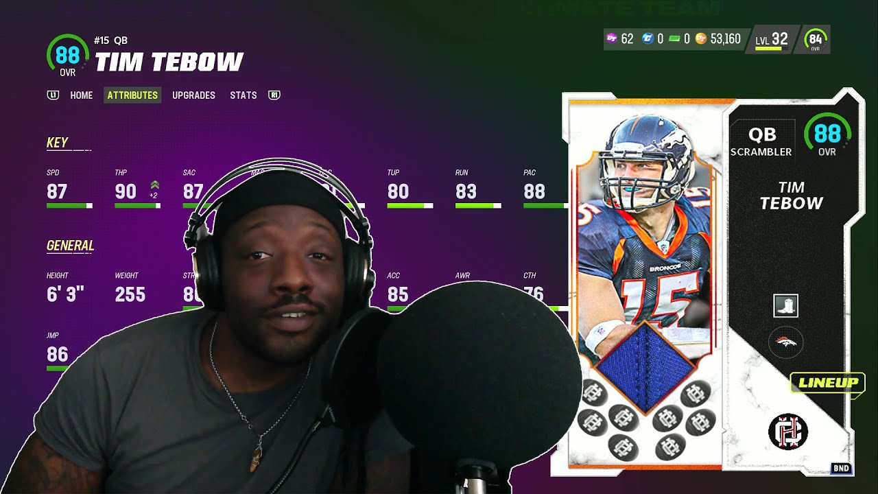 *FREE* 88 Overall Tim Tebow! | MADDEN 23 Ultimate Team GAMEPLAY