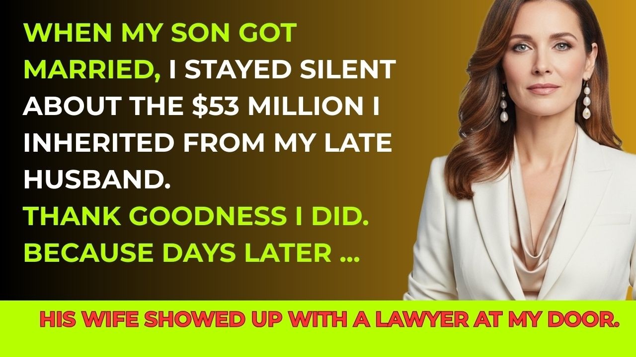 When My Son Got Married, I Stayed Silent About the $53 Million I Inherited from My Late Husband