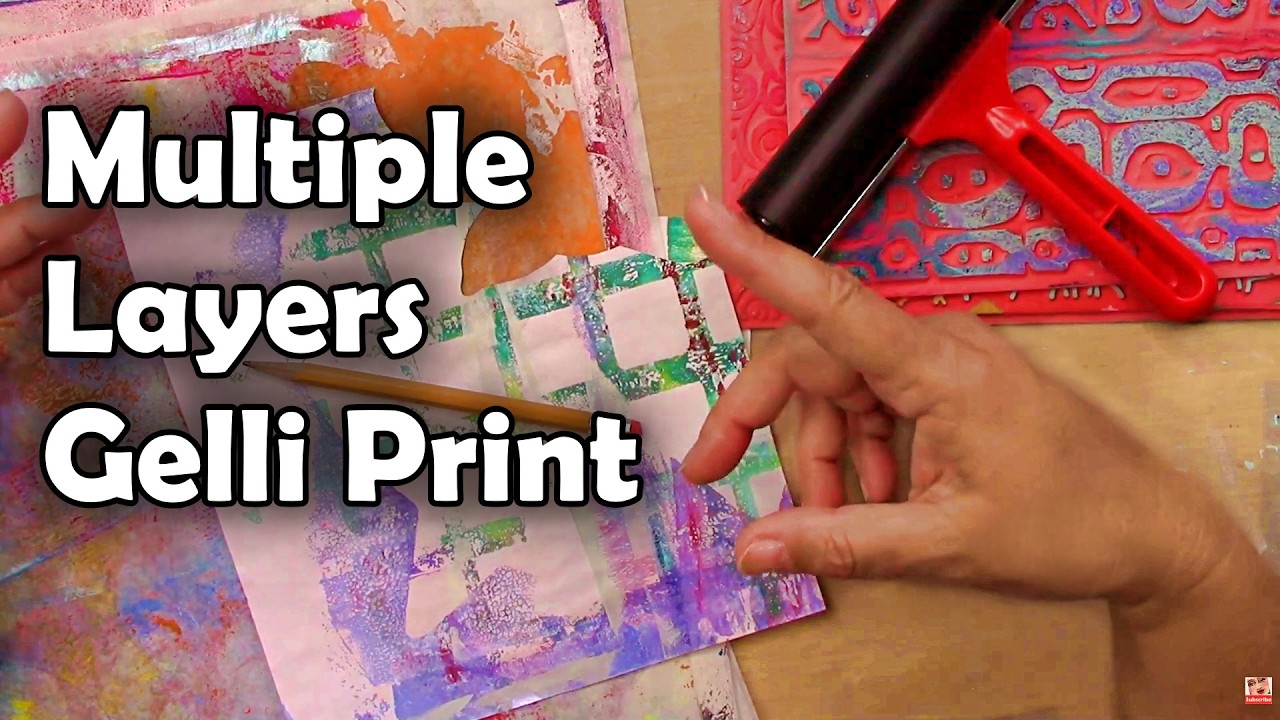 Gelli Plate Layering Magic | How to Create Stunning MultiLayer Prints