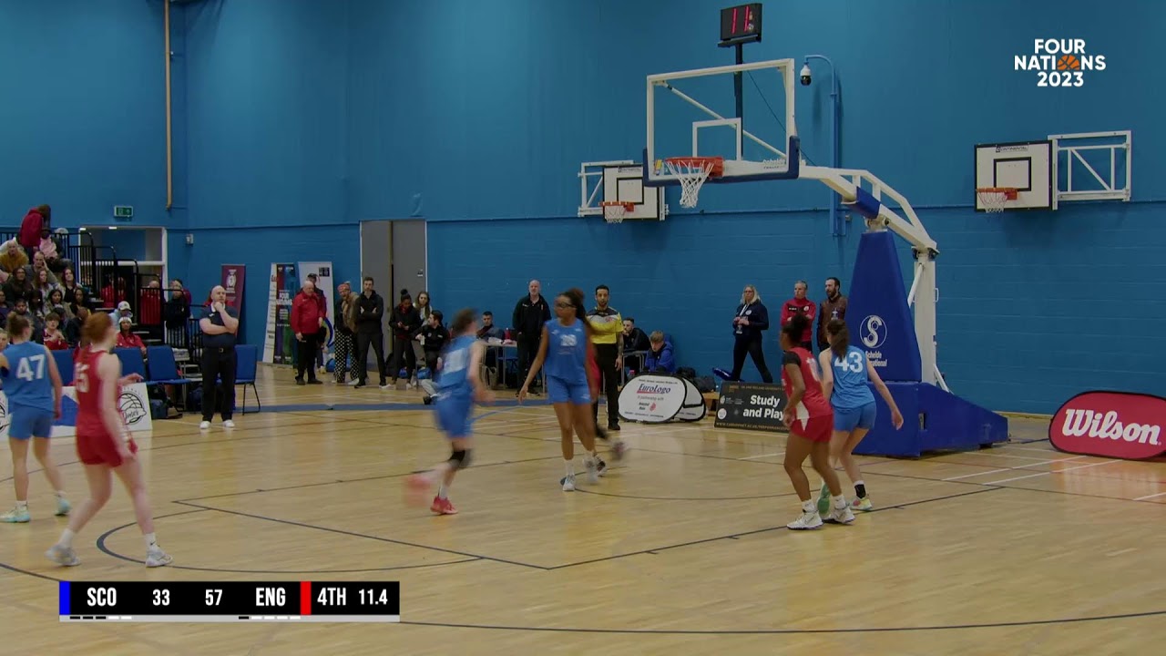 Four Nations 2023 - Game 4 Scotland Vs England  U18 Women
