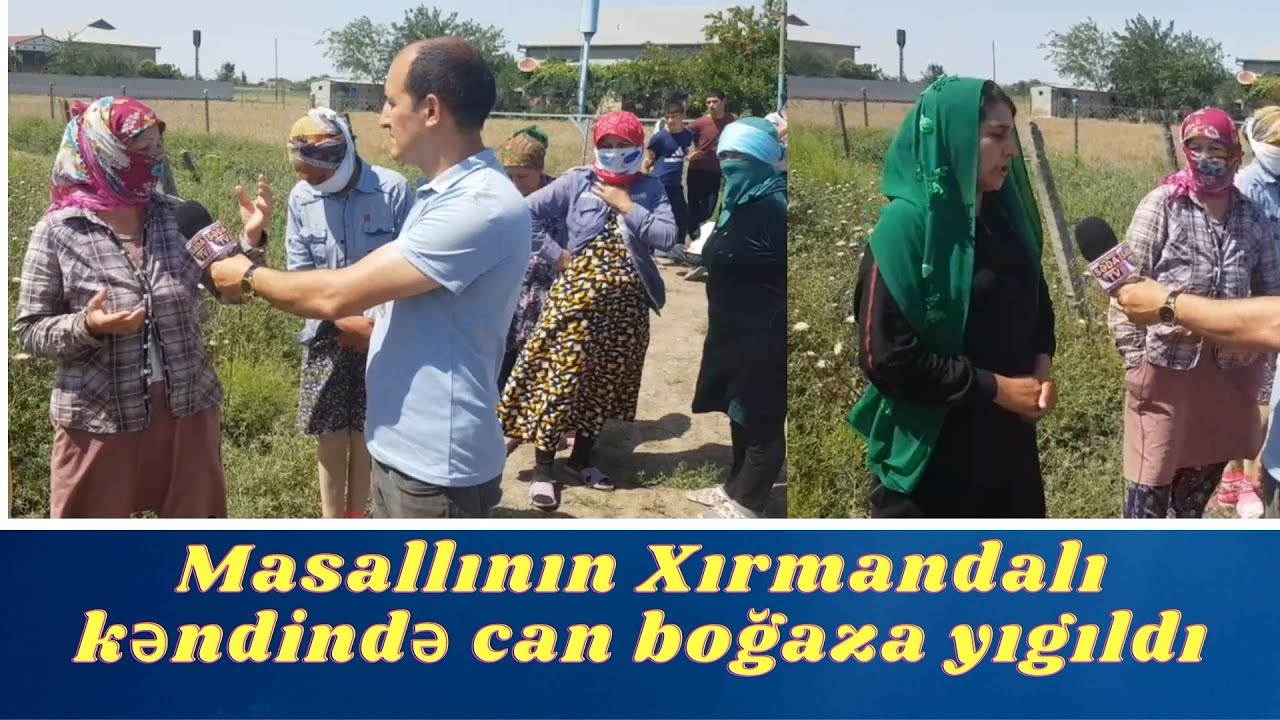 Masallının Xırmandalı kəndində etiraz dalğası böyüyür. Kənd camaatı sahəyə axışdı