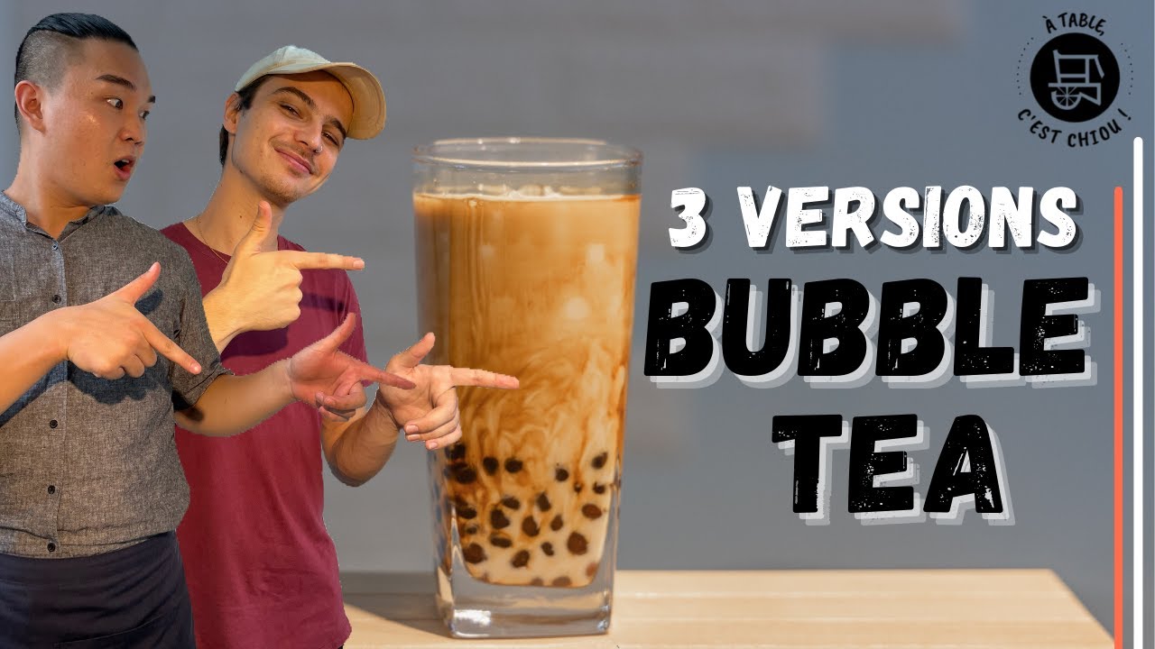 Bubble tea maison de A à Z - Recette extra facile de BUBBLE TEA -🧋Feat.imRodolphe