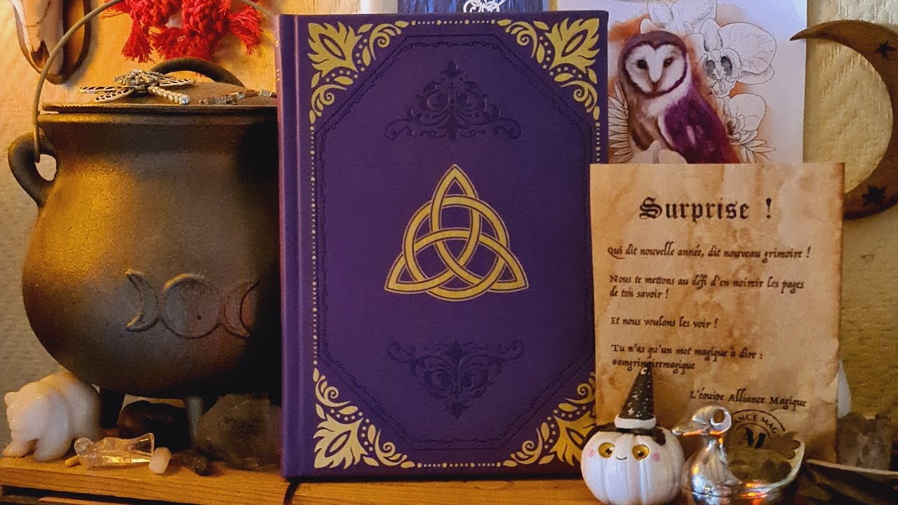 Magnifique grimoire de chez Alliance Magique 😱😍🕯🔮
