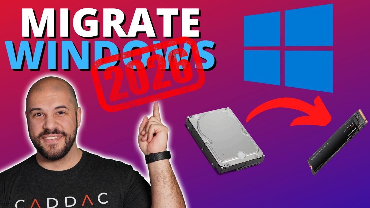 ОБНОВЛЕННЫЙ В 2026 ГОДУ ПРОСТЕЙШИЙ СПОСОБ ПЕРЕНЕСТИ СИСТЕМУ Windows НА ДРУГОЙ ДИСК БЕСПЛАТНО!