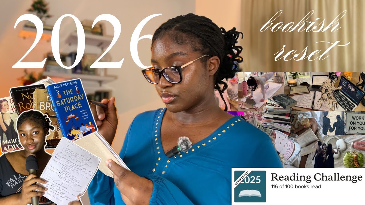 resetting for 2026☕️🧚🏾‍♀️| 2025 wrap up, january goals, book haul, book bingo, and more!