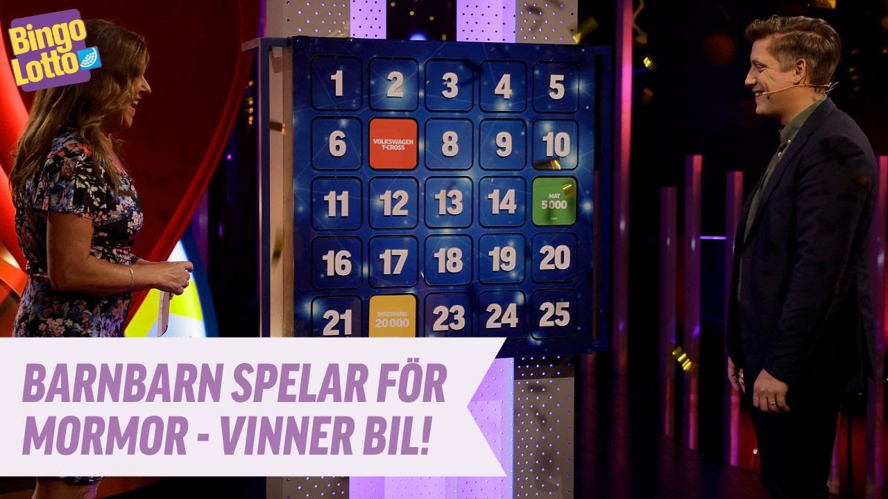 Barnbarn spelar åt mormor på färgfemman - VINNER EN BIL!