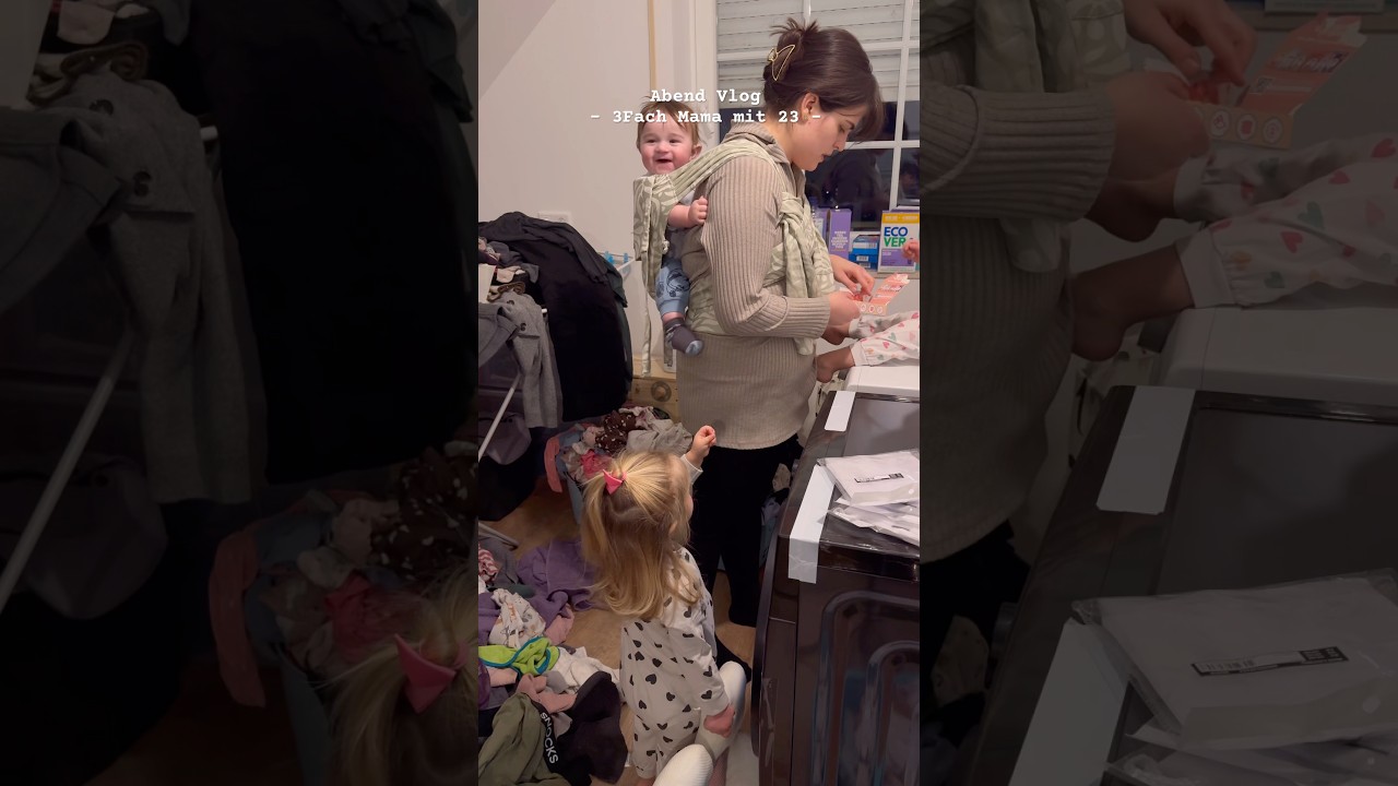 Teilt ihr euch alle Aufgaben im Haushalt? #abendroutine #dayinmylife #momlife #newborn #routinevlog