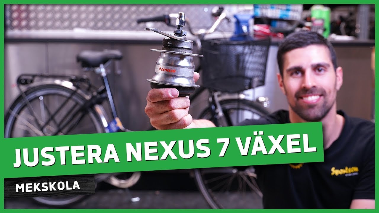 Justera Shimano Nexus 7-v&auml;xlad