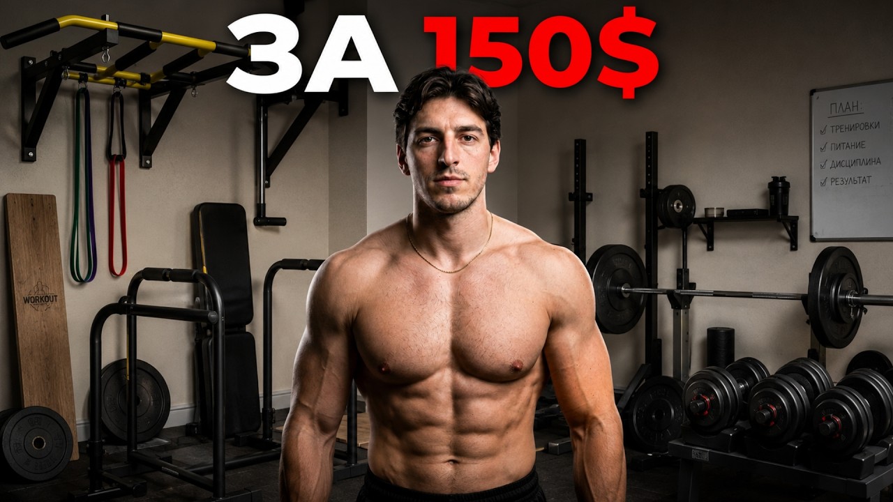 Собрал Домашний СПОРТЗАЛ за 150$... Это изменило ВСЕ!