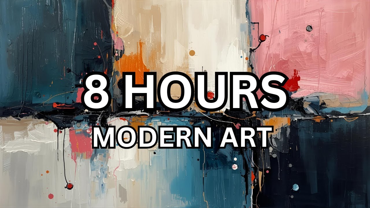 Modern TV Art &ndash; 8 Hours of Ambient Screen Art | No Music | Estate Haus