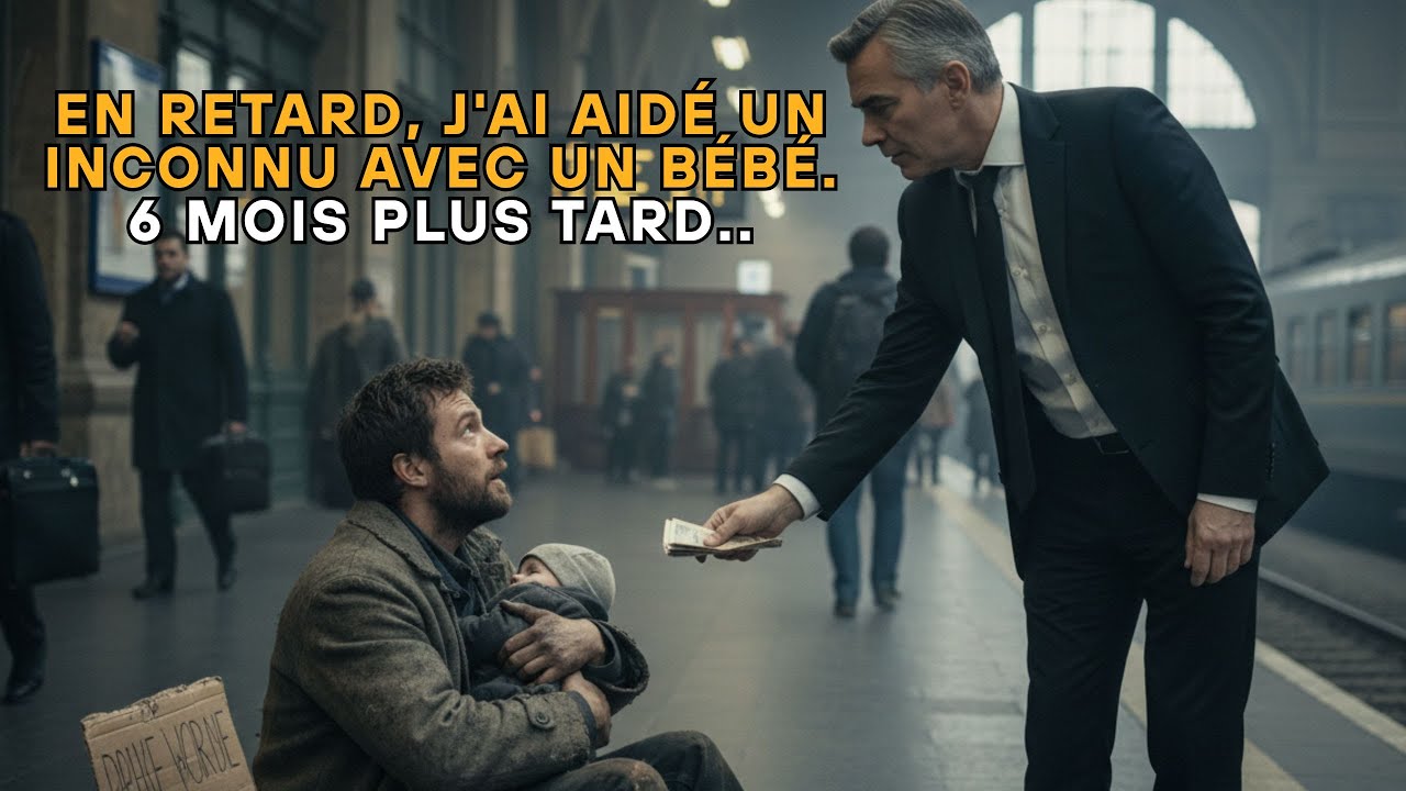 EN RETARD POUR LE TRAIN, J'AI DONNÉ LES CLÉS DE MA MAISON À UN INCONNU AVEC UN BÉBÉ.6 MOIS PLUS TARD