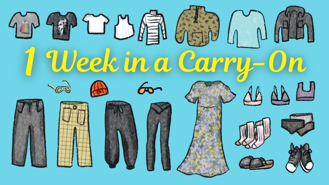 Pack With Me: One Week in a Carry-On (No Checked Bag)