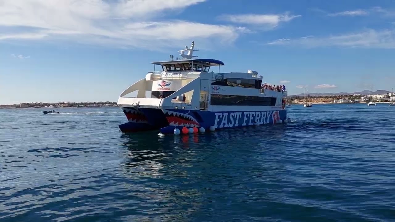 Corralejo Fuerteventura to Playa Blanca Lanzarote Ferry Lineas Romero