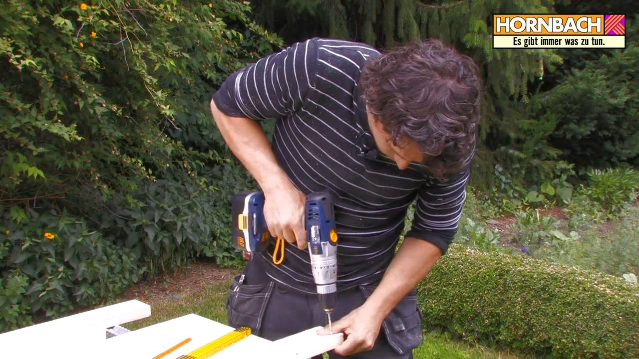 Hornbach - Eigenbau von fettem Esstisch und Sitzbänken
