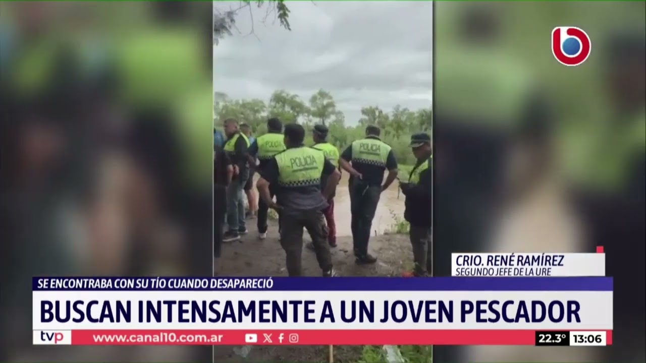 Buscan a un adolescente que cayó al río mientras pescaba en el sur tucumano