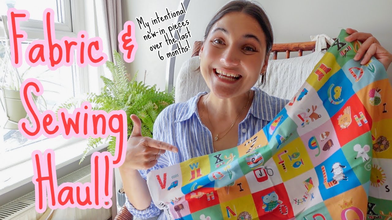 FABRIC & SEWING HAUL | NEW-IN PIECES HOBBYCRAFT | FINDING MY PERSONAL STYLE #fabrichaul #sewinghaul