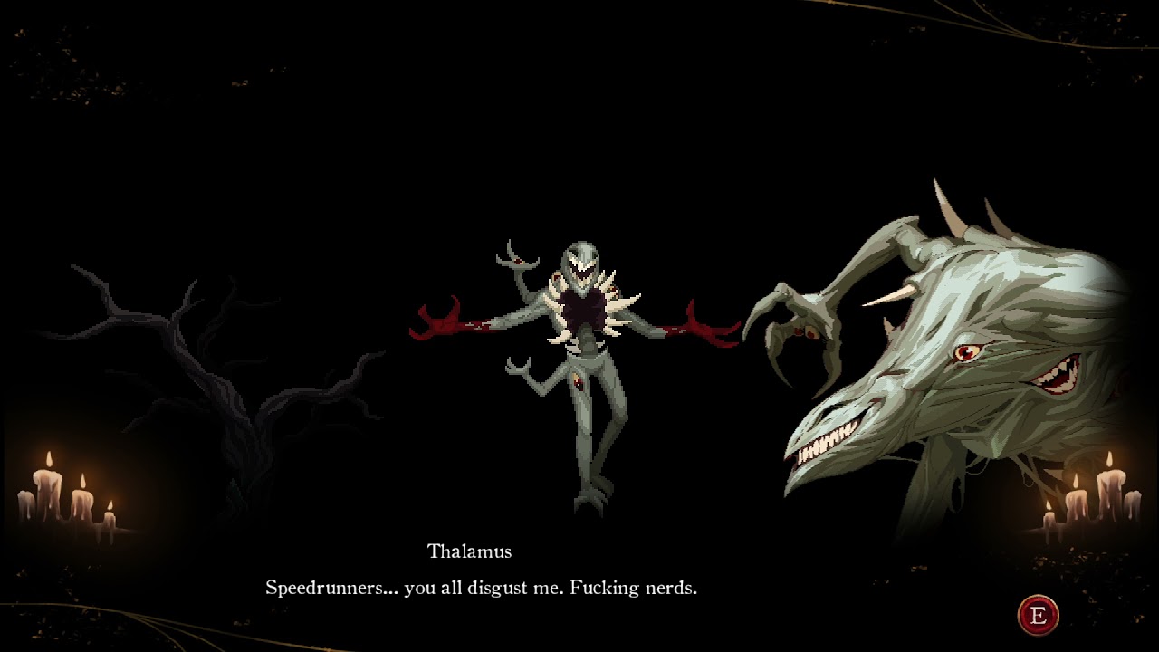 Death's Gambit: Afterlife Secret Speedrunner Cutscene