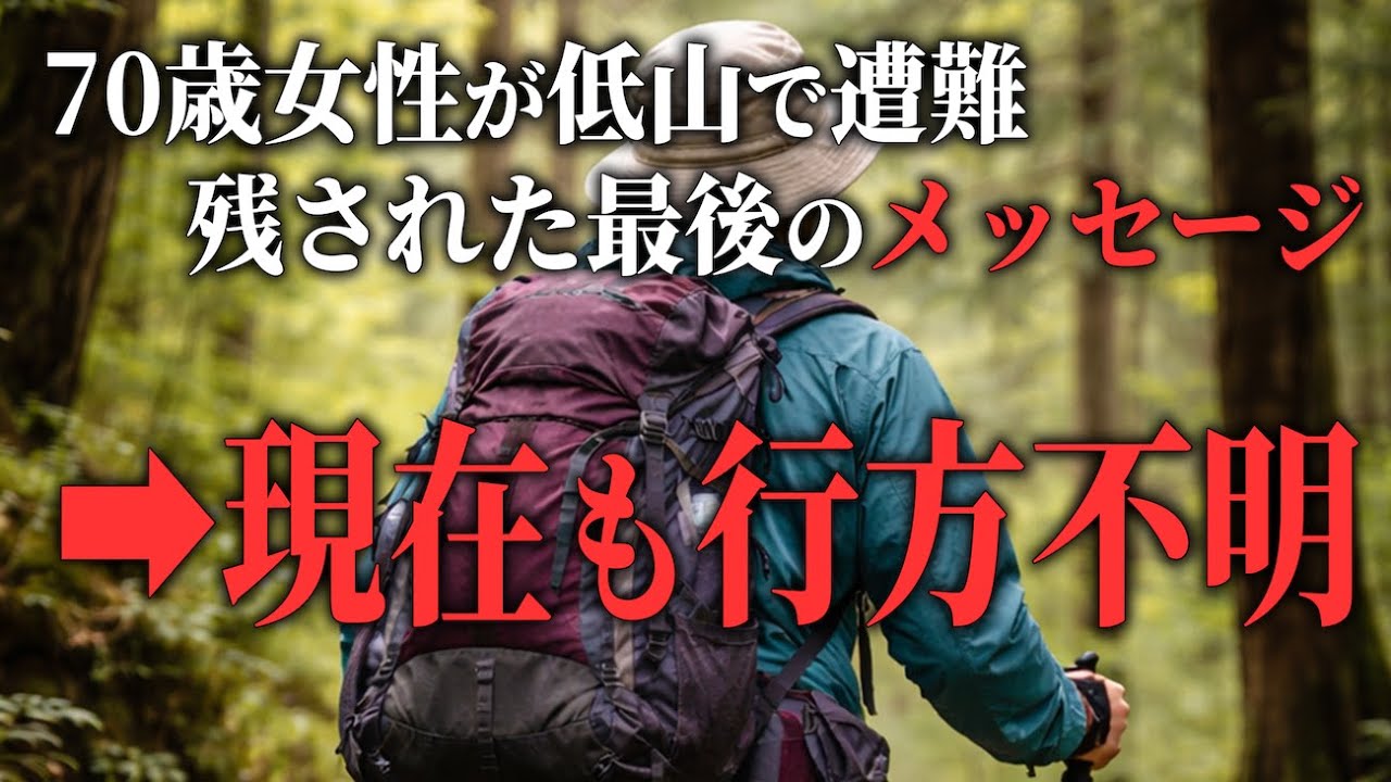 低山なのに...→いくら捜索しても見つからない登山者「2024年六甲山遭難事故」【地形図で解説】