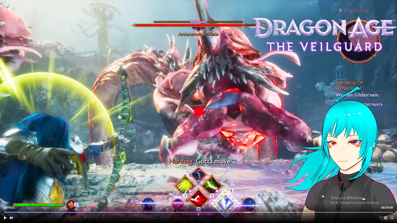 Dragon Age Veilguard - ArchDemon Razikale Boss Fight & Cutscene