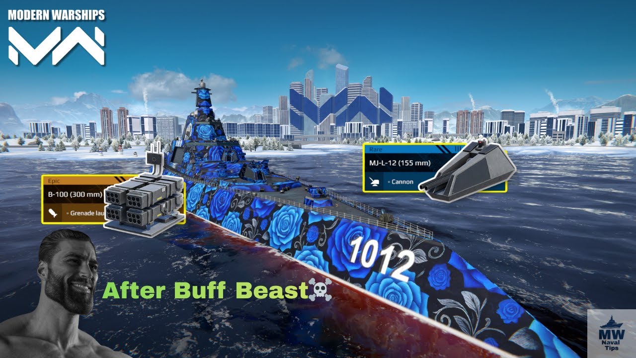 USS Massachusetts After Update | Absolute Beast Mode Unleashed☠️💥| Modern Warships