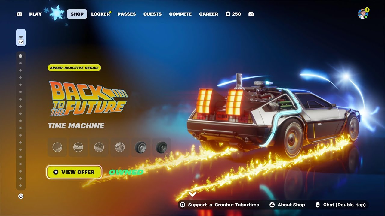 The DeLorean Has Two SECRET Abilities (Fortnite Back To The Future DeLorean Gameplay & Review)