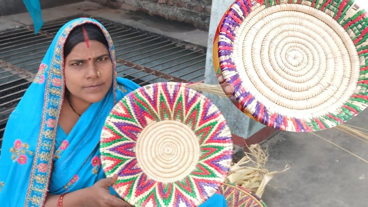 बहुत सुन्दर डलिया डिजाइन बारिकी से बनाकर दिखाया गया