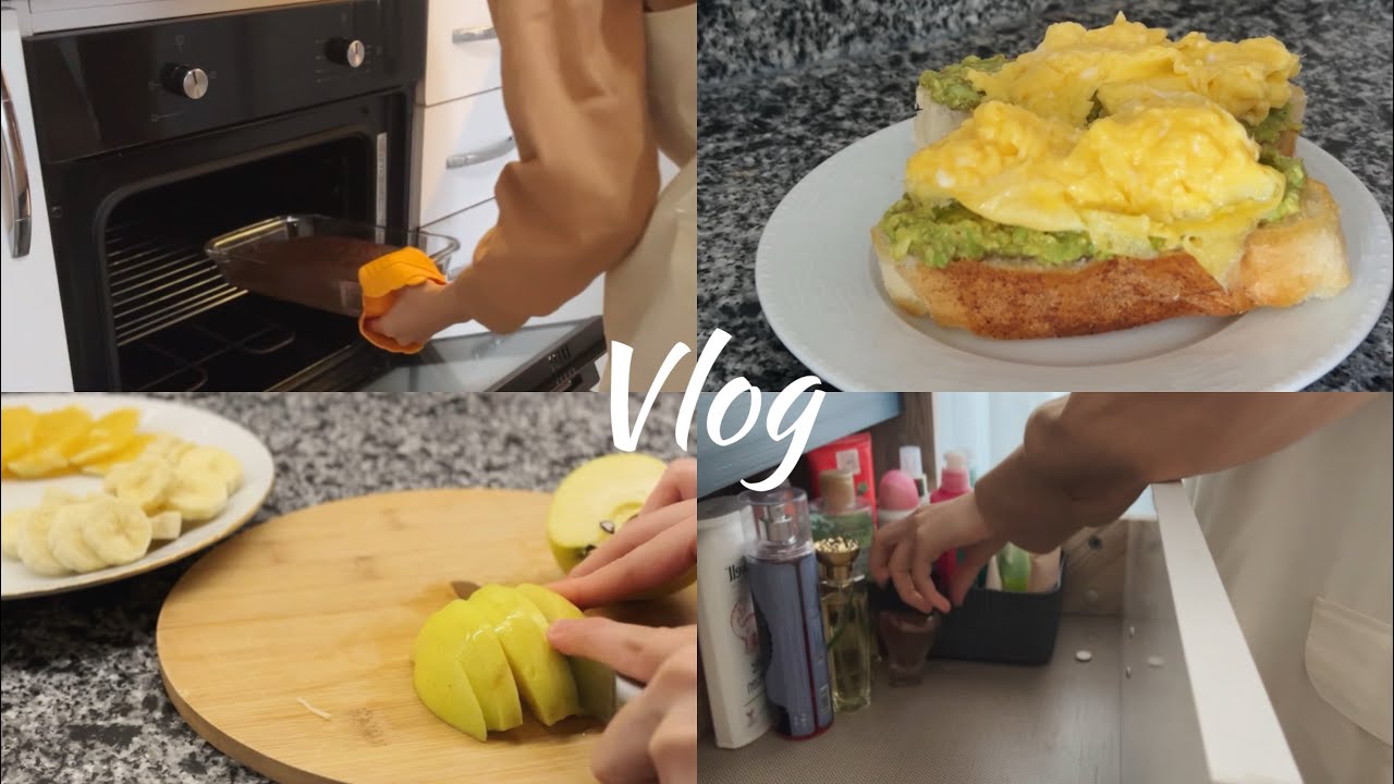 Sessiz vlog💫kahvaltı hazırlığı🥑 çekmece düzenleme ✨şekersiz kek🌸