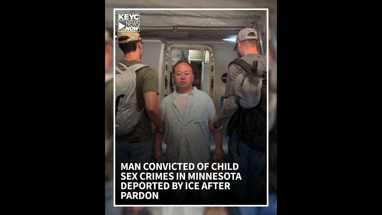 Man convicted of child sex crimes in Minnesota deported by ICE after pardon