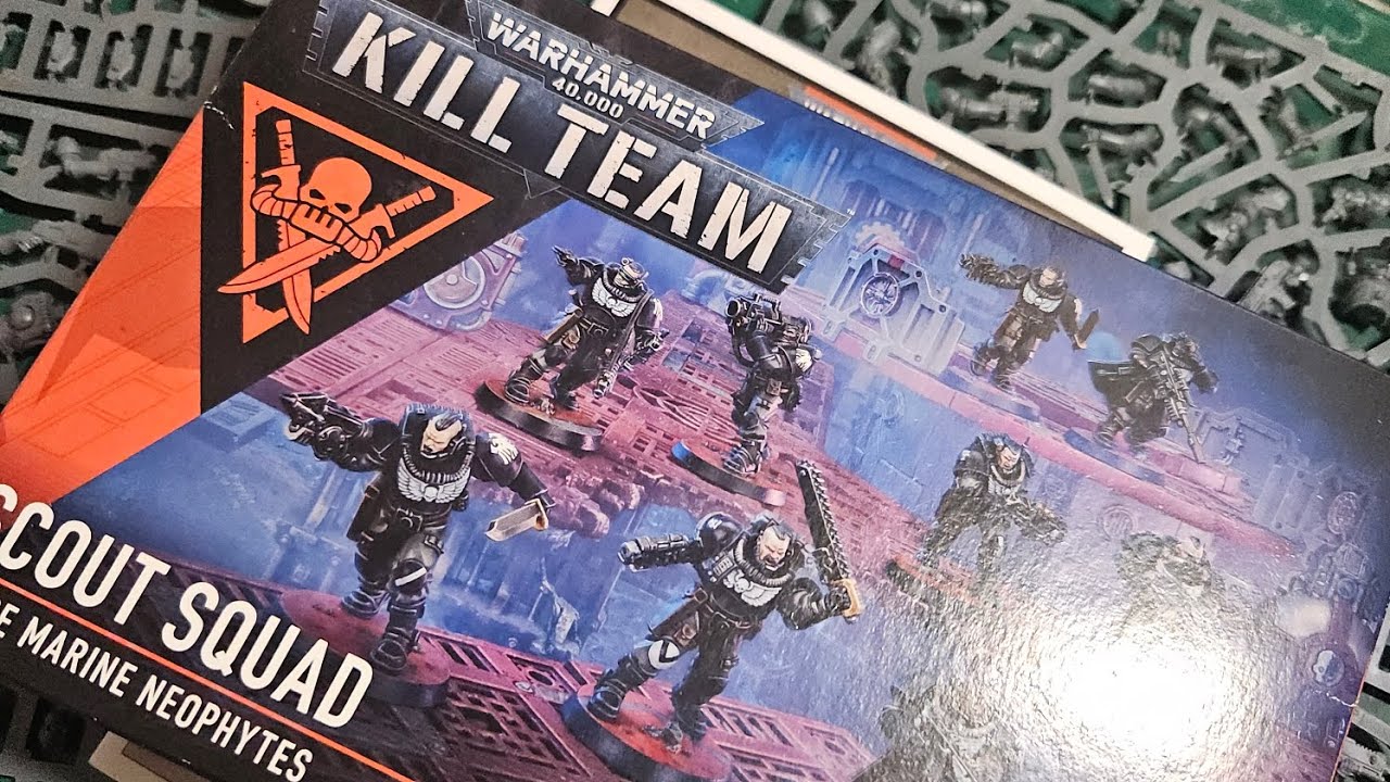 My first ever unopened Warhammer 40k box! Kill Team Scout Squad