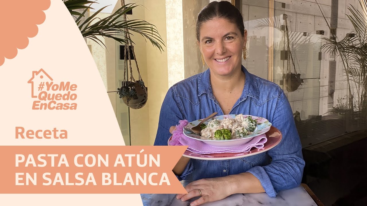#QuédateEnCasa | Pasta en salsa blanca con atún  | Ximena en casa