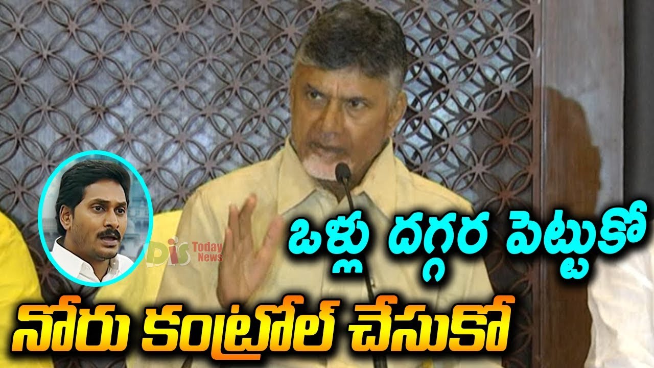Chandrababu Naidu serious warning to Cm YS jagan Behaviour