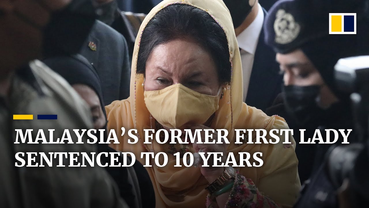 Malaysia's former first lady sentenced to 10 years in jail for bribery