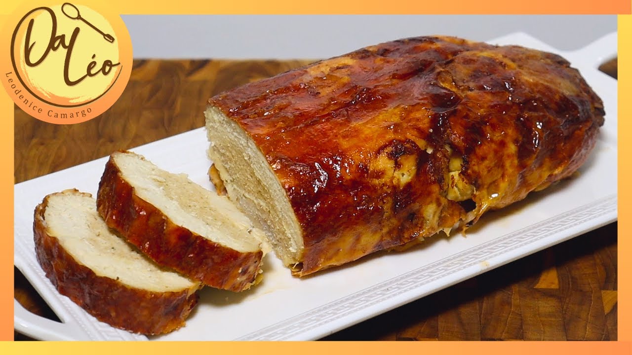FRANGO DESOSSADO E RECHEADO | BALLOTINE DE FRANGO