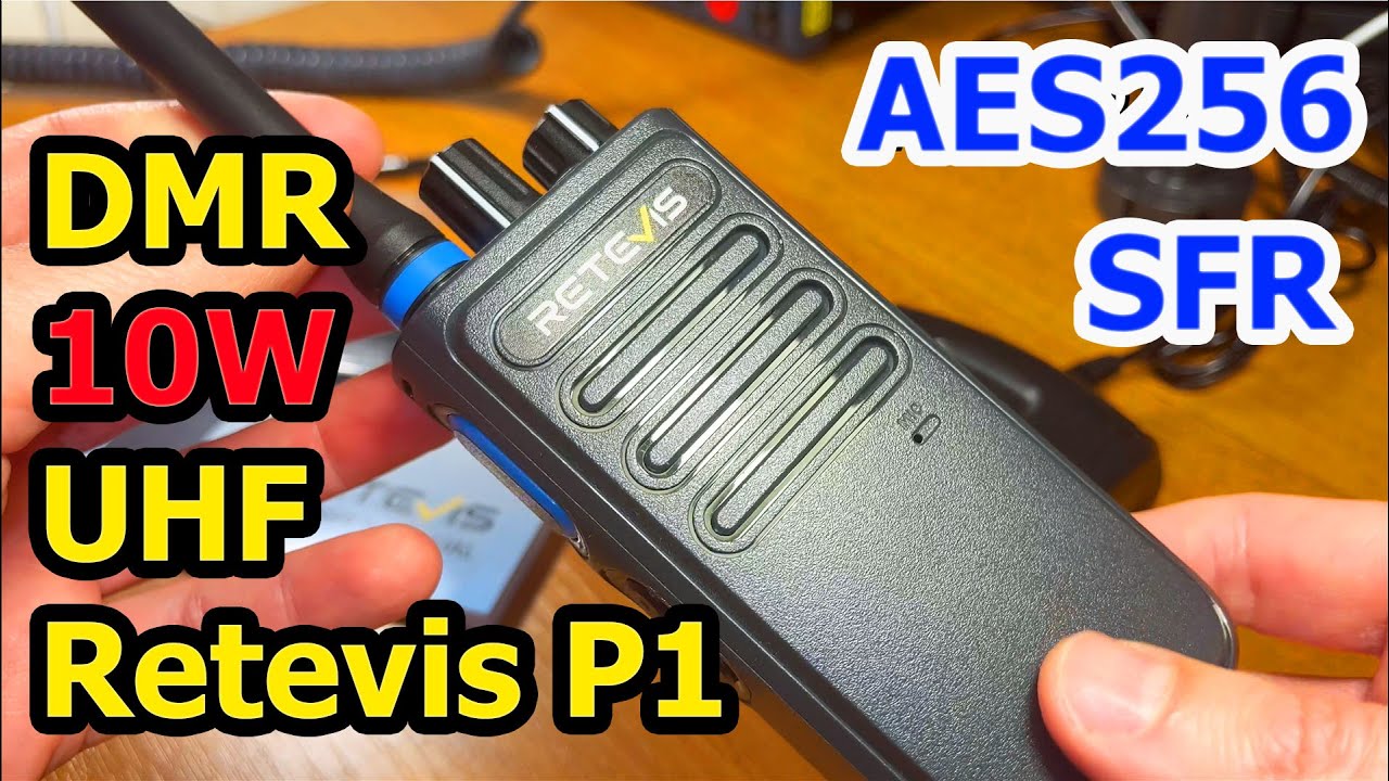 Цифровая DMR  радиостанция Retevis P1 обзор и разбор