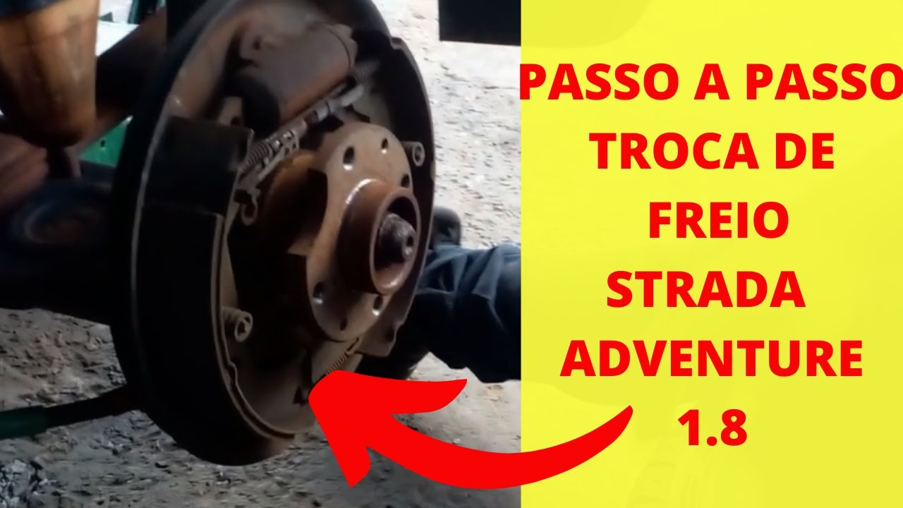 🔴DICA IMPORTANTE🔴 TROCA DE FREIO TRASEIRO DA STRADA ADVENTURE 1.8 PARA VOCÊ NÃO PERDER SEU DINHHEIRO