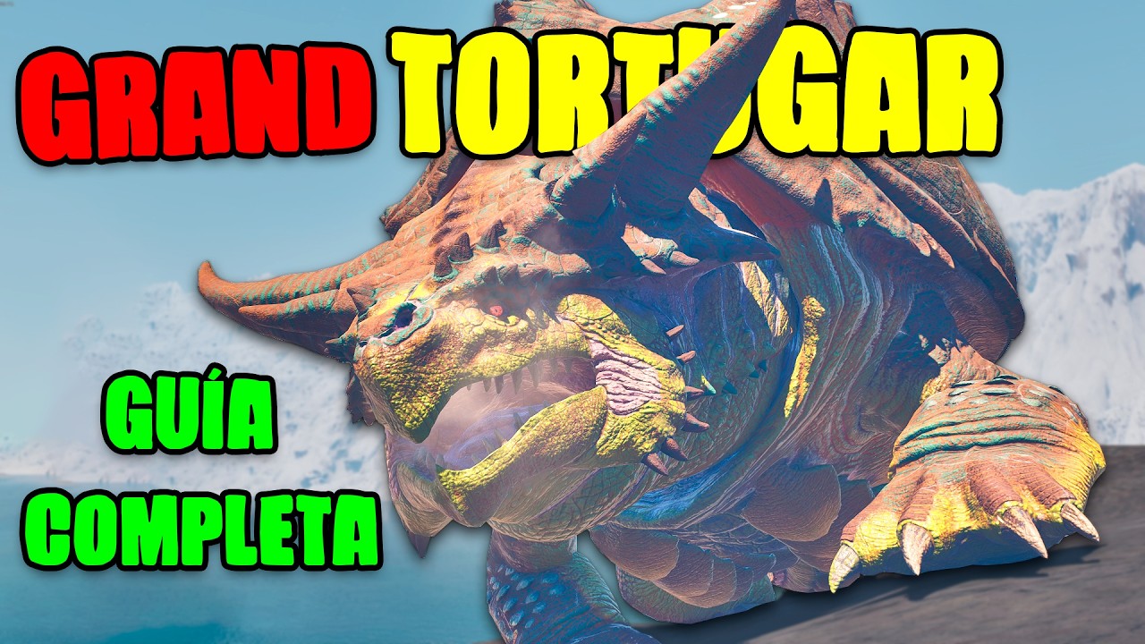 COMO TAMEAR GRAND TORTUGAR y TODAS SUS HABILIDADES (PC, PS, Y XBOX) - ARK Survival Ascended