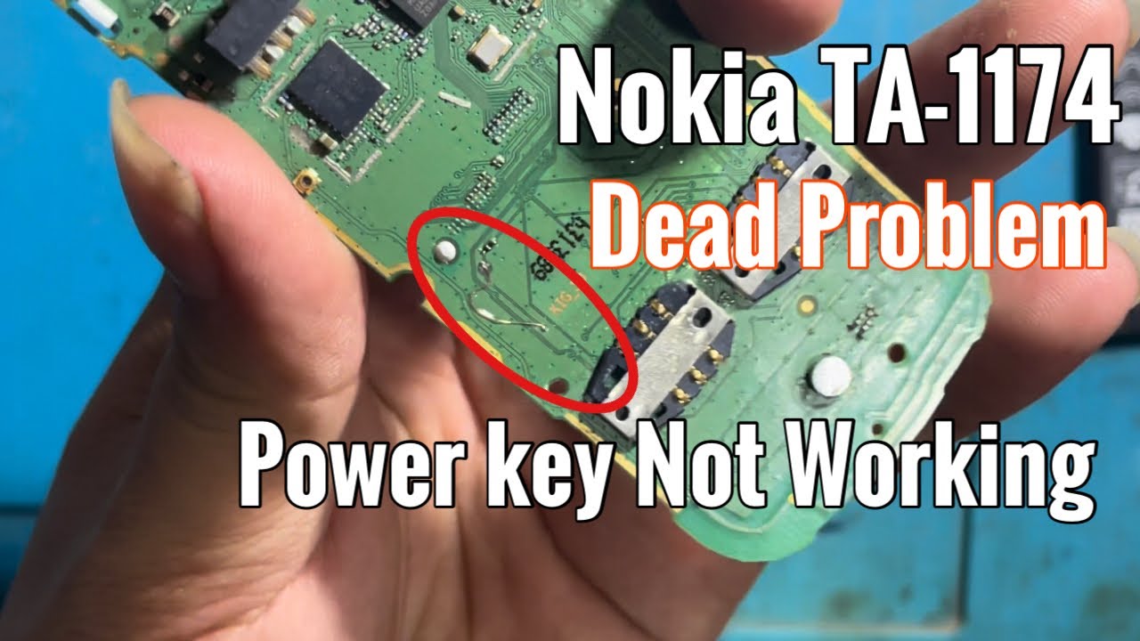 Nokia TA-1174 Dead | Nokia 105 Power Key Problem | Nokia 1174 power key ways